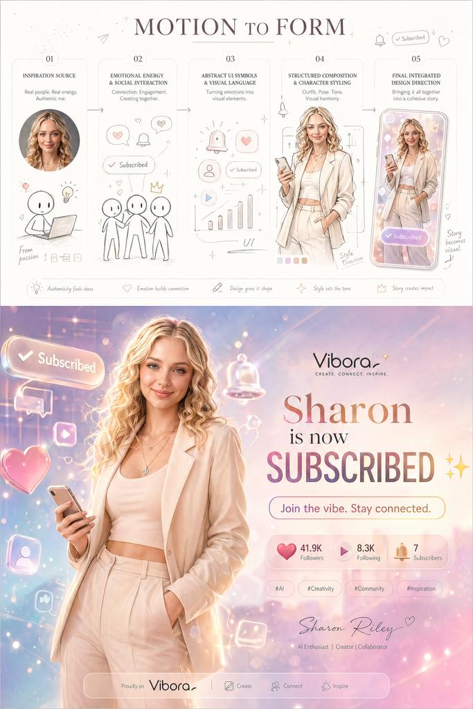 AI Motion to Form Design Template · Sharon Riley