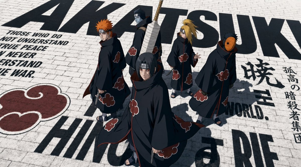 Akatsuki Anime Group Portrait Key Visual · underwood