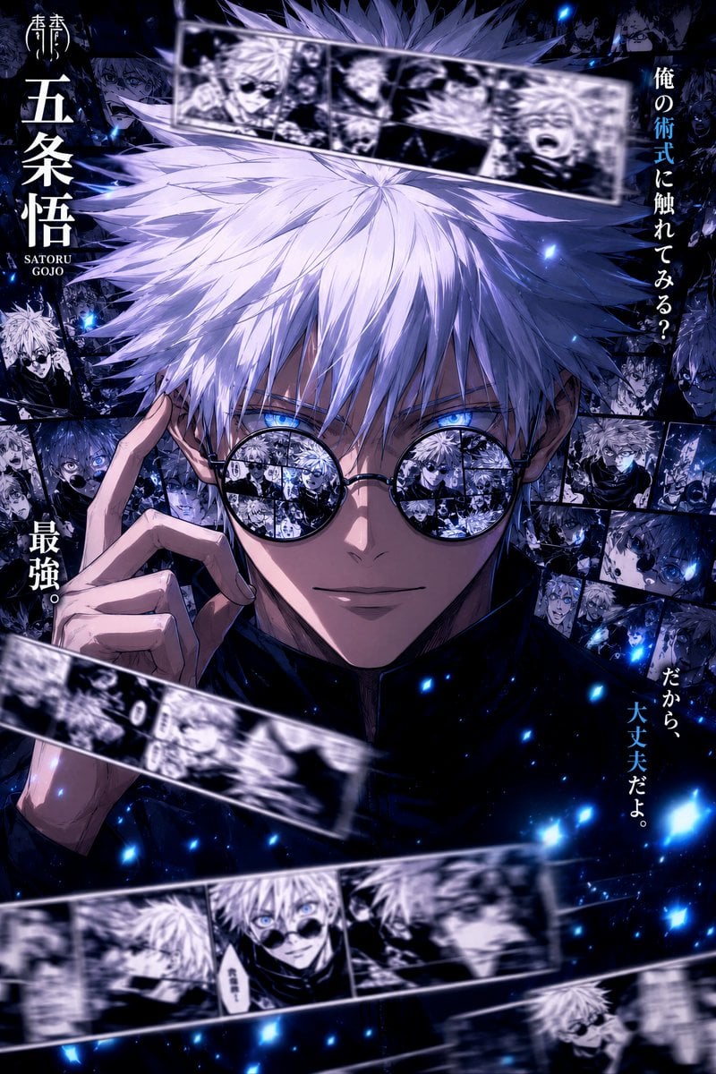 Anime Manga Character Poster Template · Marcio Lima 利真 マルシオ 💎