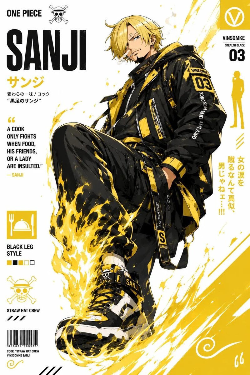 Anime Streetwear Character Poster · Kashberg
