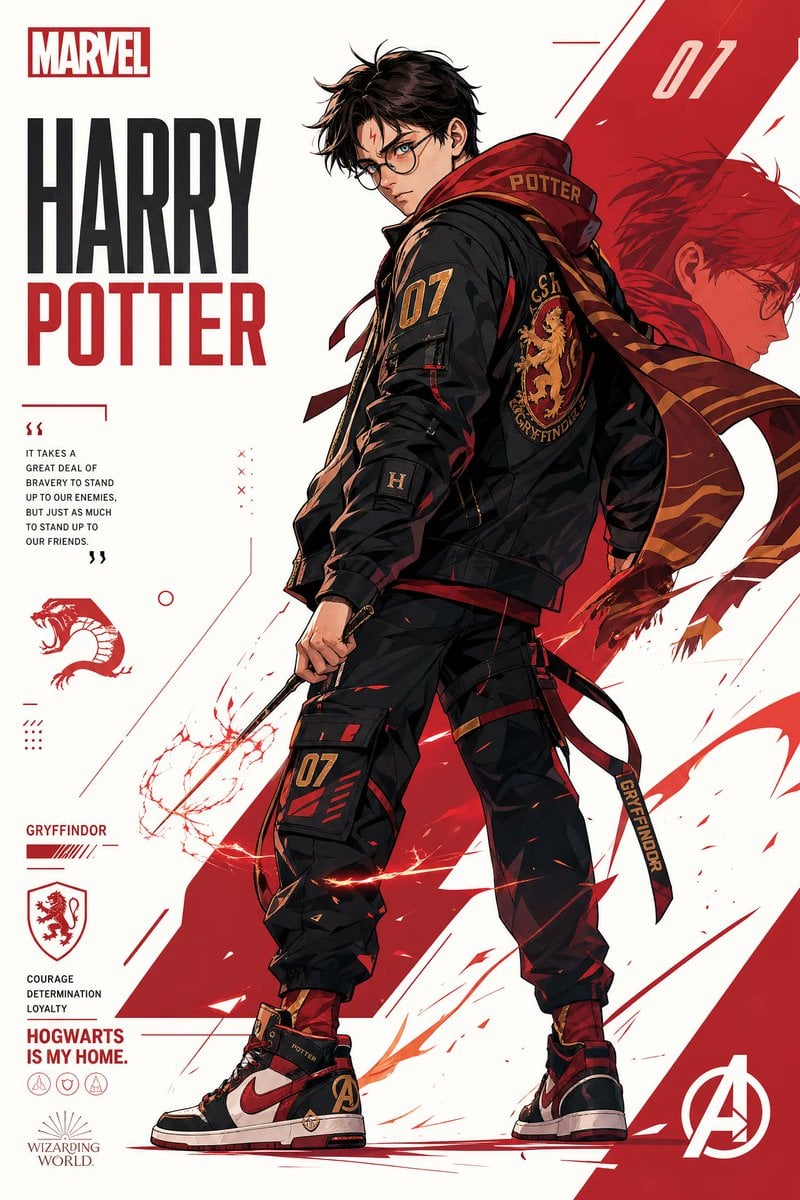 Character Illustration Template Modern Streetwear · Sharon Riley