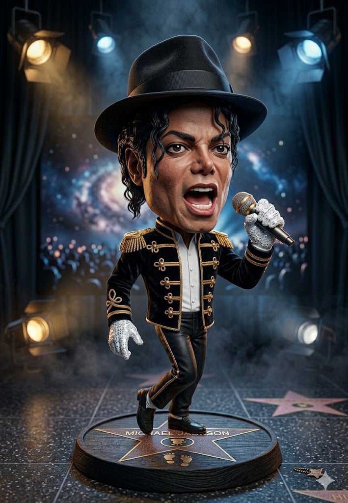 Chibi Bobblehead 3D Icon Template · Ozair AI
