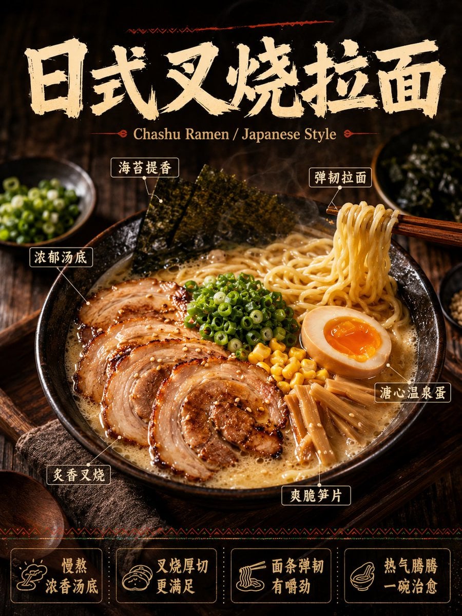 Chinese Food Poster AI Image Prompt · Larus Canus