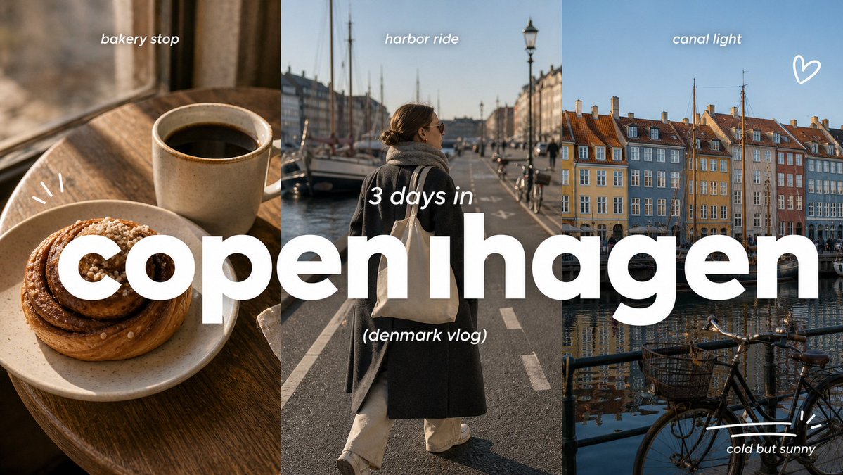 Clean Travel Vlog Thumbnail Template · Vigo Zhao