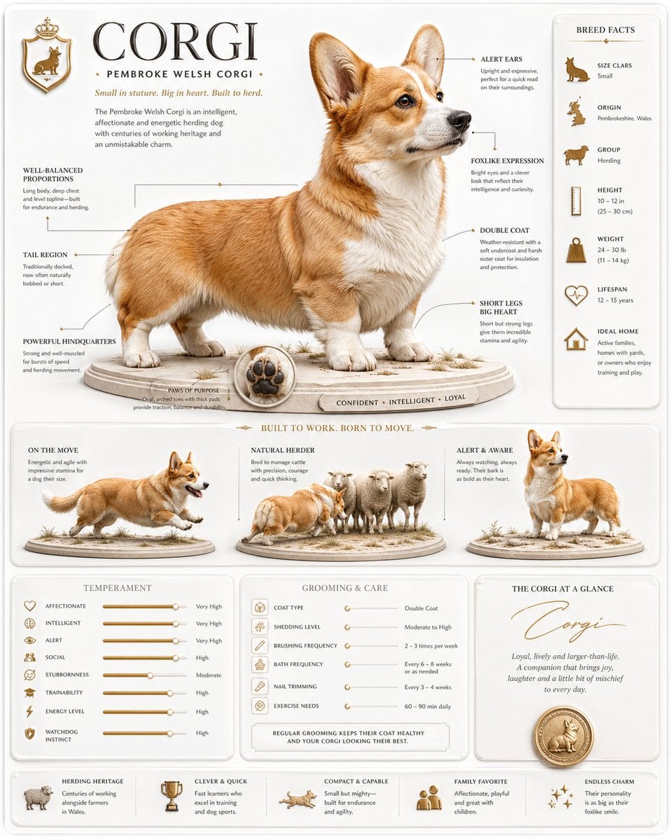 Dog Breed Anatomy Infographic Template · Gadgetify