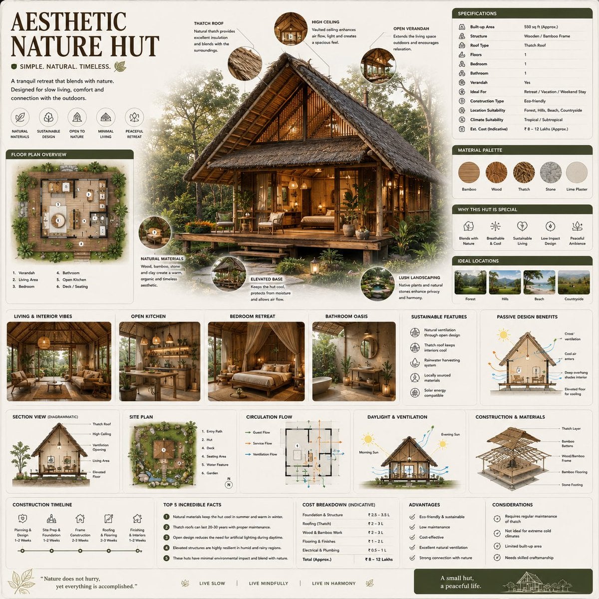 Eco Architecture Hut Infographic Template · Jack
