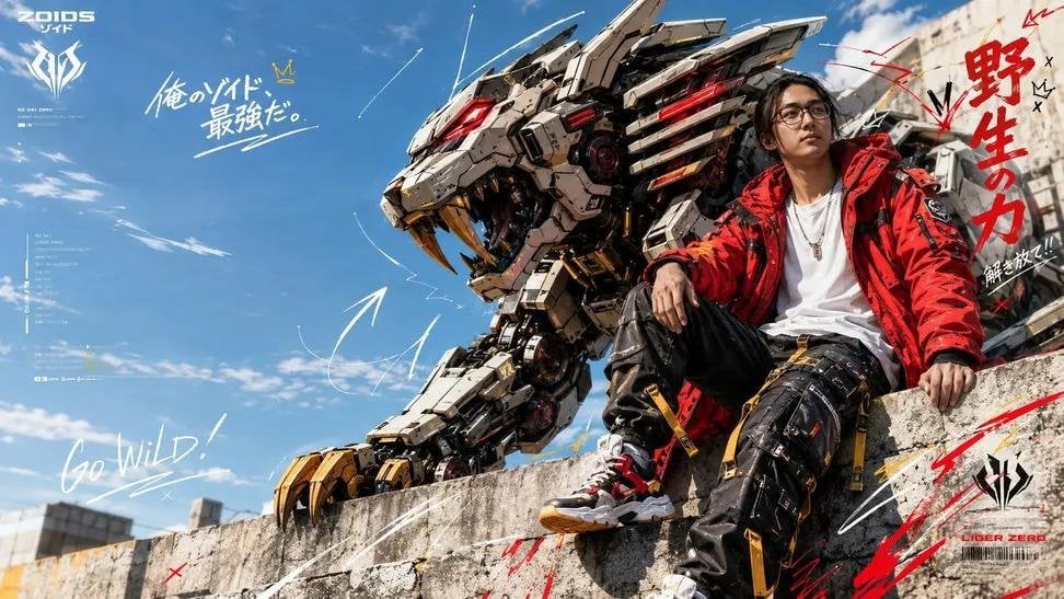 Fashion Editorial Zoids Mecha Fusion · Ciri