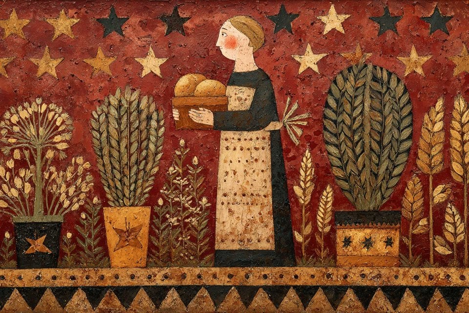 Folk Art Painting Prompt Template · Amira Zairi