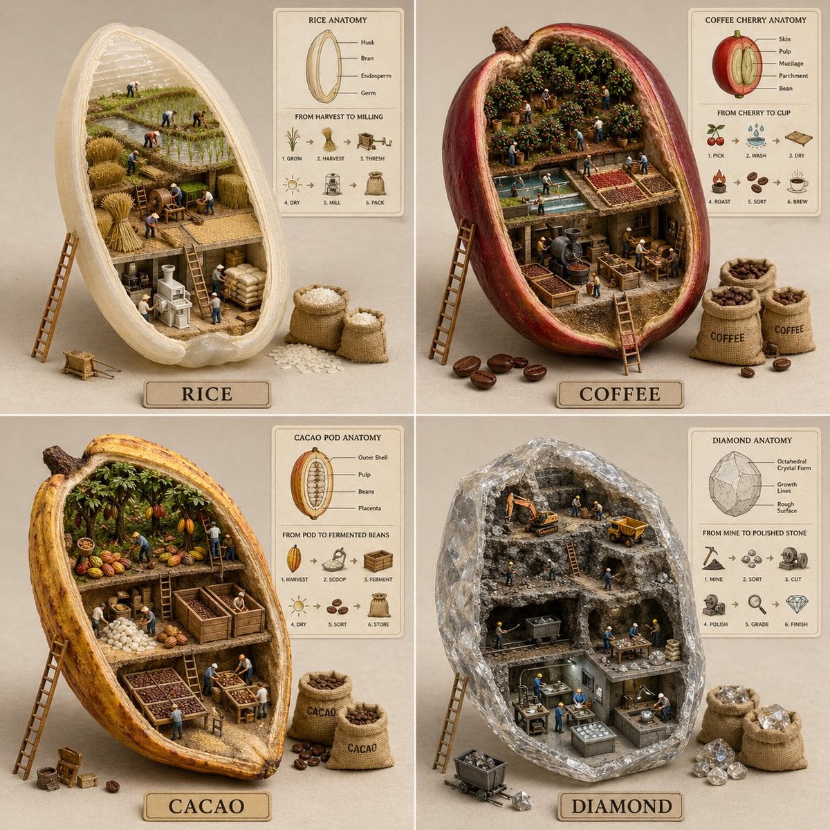 Ingredient Diorama AI Image Prompt · Gadgetify