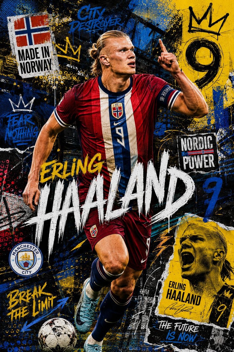 James Rodriguez Football Street Art Poster · Harboris