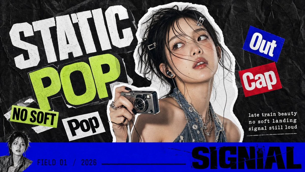 K-Pop Apocalypse Zine Poster Template · Vigo Zhao