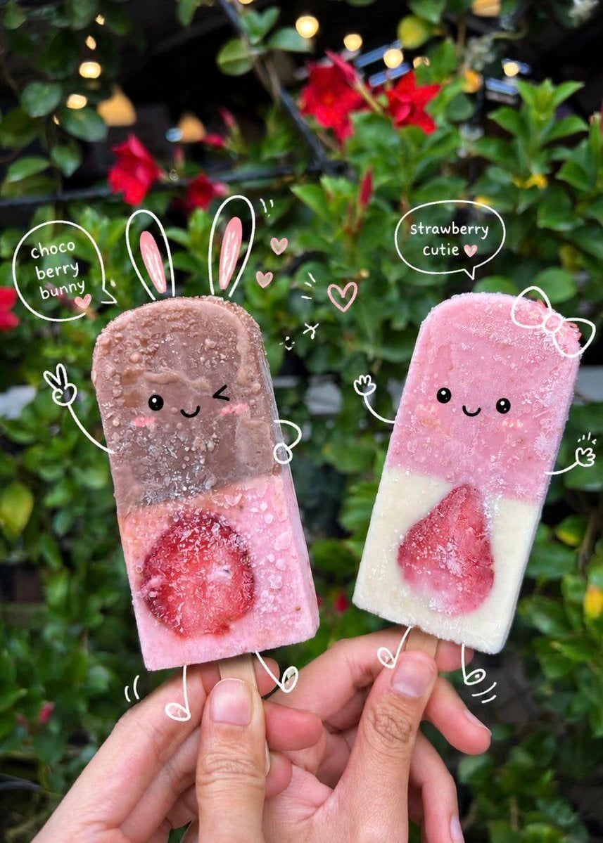 Kawaii Food Photography Doodle Template · Taaruk