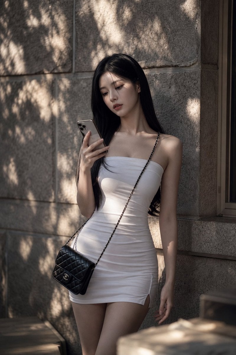 Korean Idol Fashion Editorial Portrait · BubbleBrain