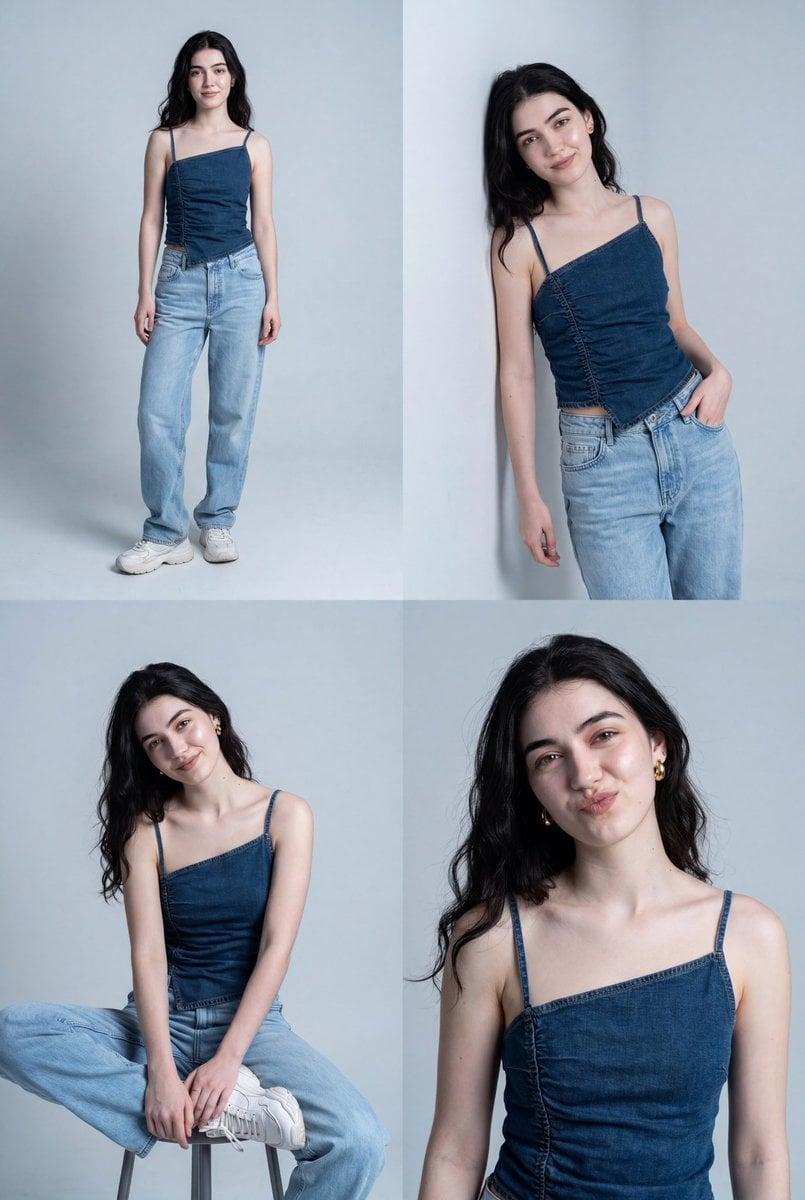 Korean Streetwear Fashion Portrait Grid · Zara