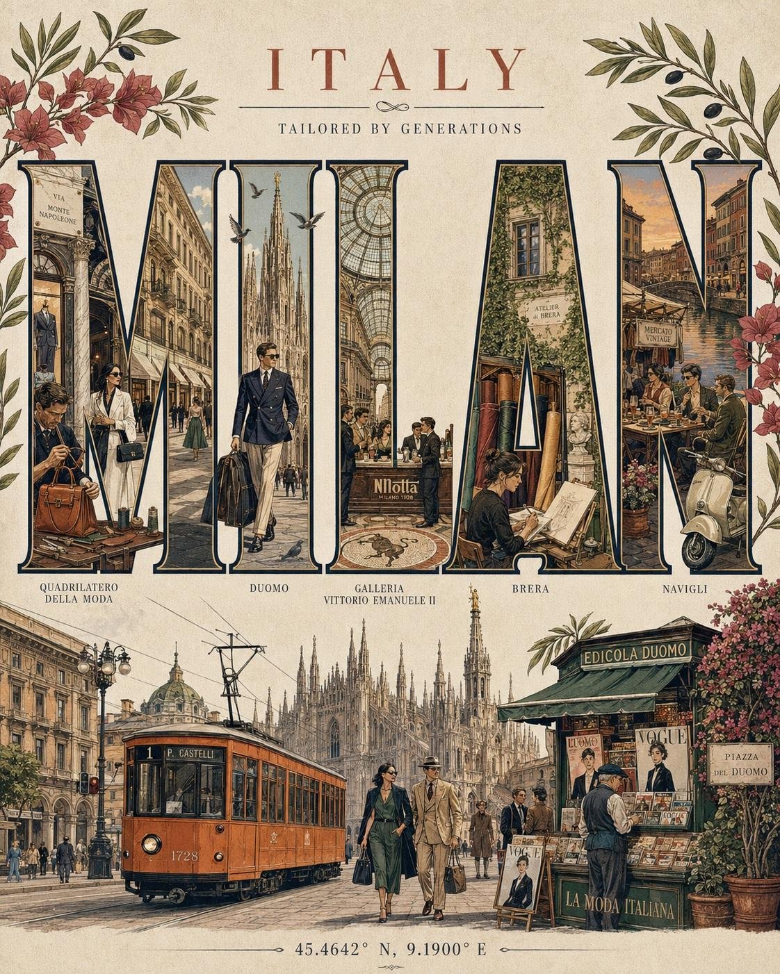 Luxury Fashion City Typographic Poster · Saul Goodman