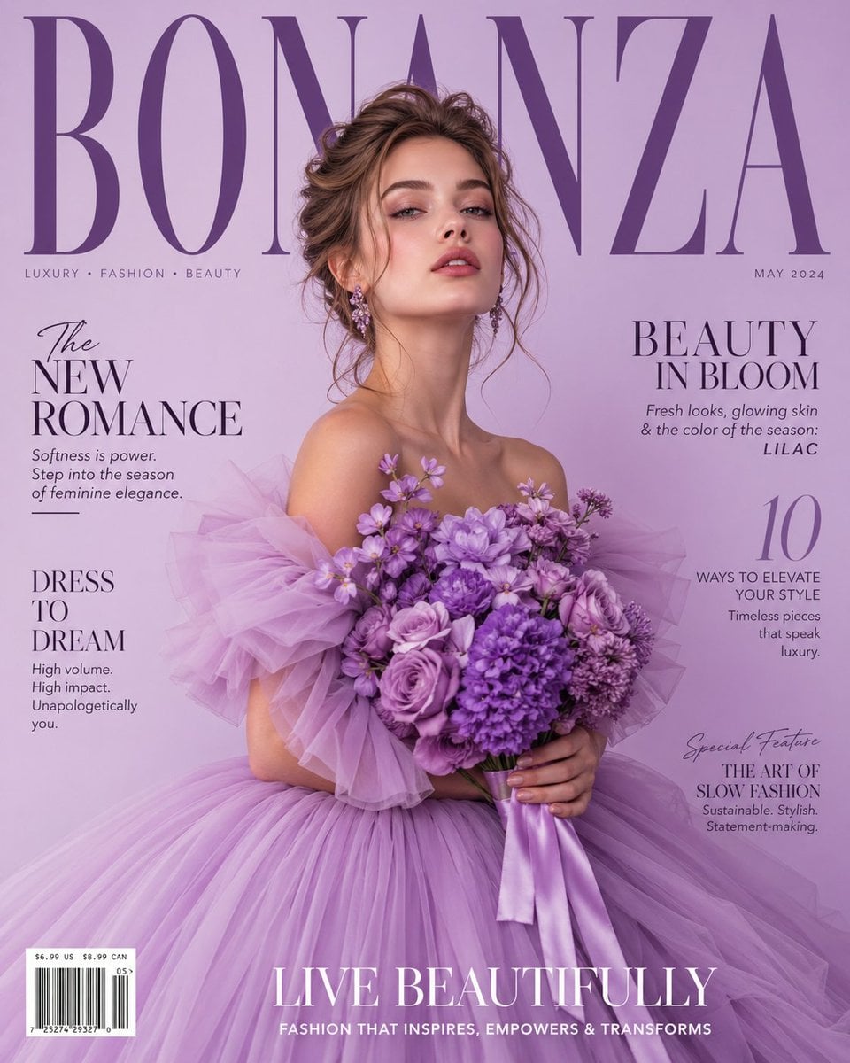 Luxury Fashion Magazine Cover Prompt · Ozair AI