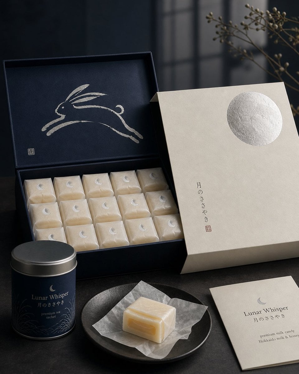Luxury Japanese Candy Packaging Design · Emily