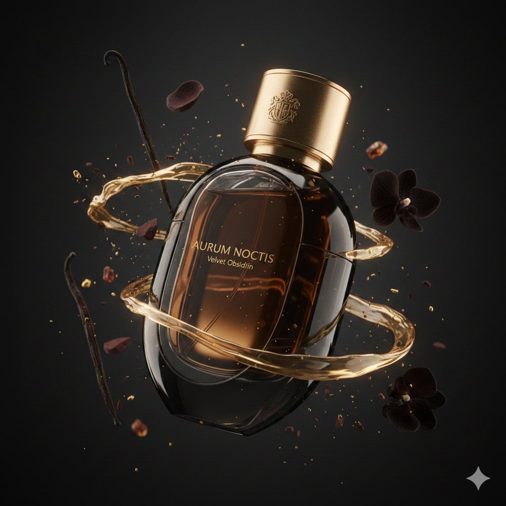 Luxury Perfume Bottle Ad Template · Meem