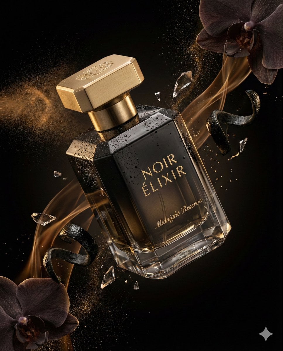 Luxury Perfume Bottle Advertising Render · Jack