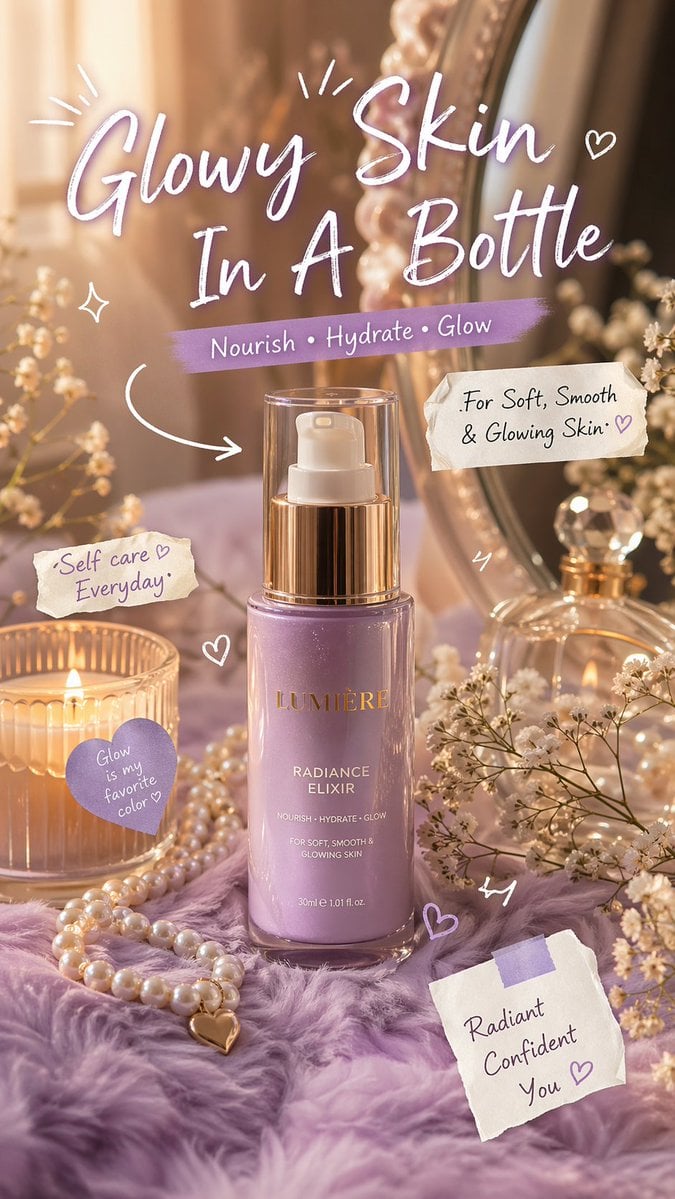Luxury Skincare Ad Template · simeon-sanai