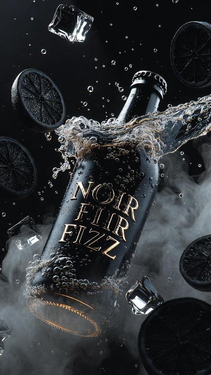 Luxury Soda Bottle Product Photography · simeon-sanai