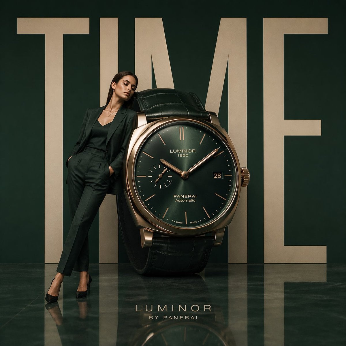 Luxury Watch Campaign Minimalist Studio · Smiling Khan