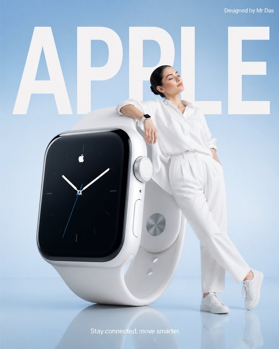 Minimalist Smartwatch Ad Template · Mr Das