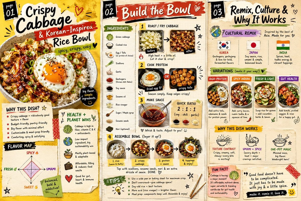 Modern Food Magazine Spread Template · Mr Das
