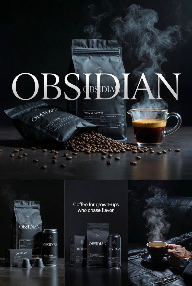 Obsidian Coffee Editorial Image Template · Chase Dimond | Email Marketing Nerd 📧