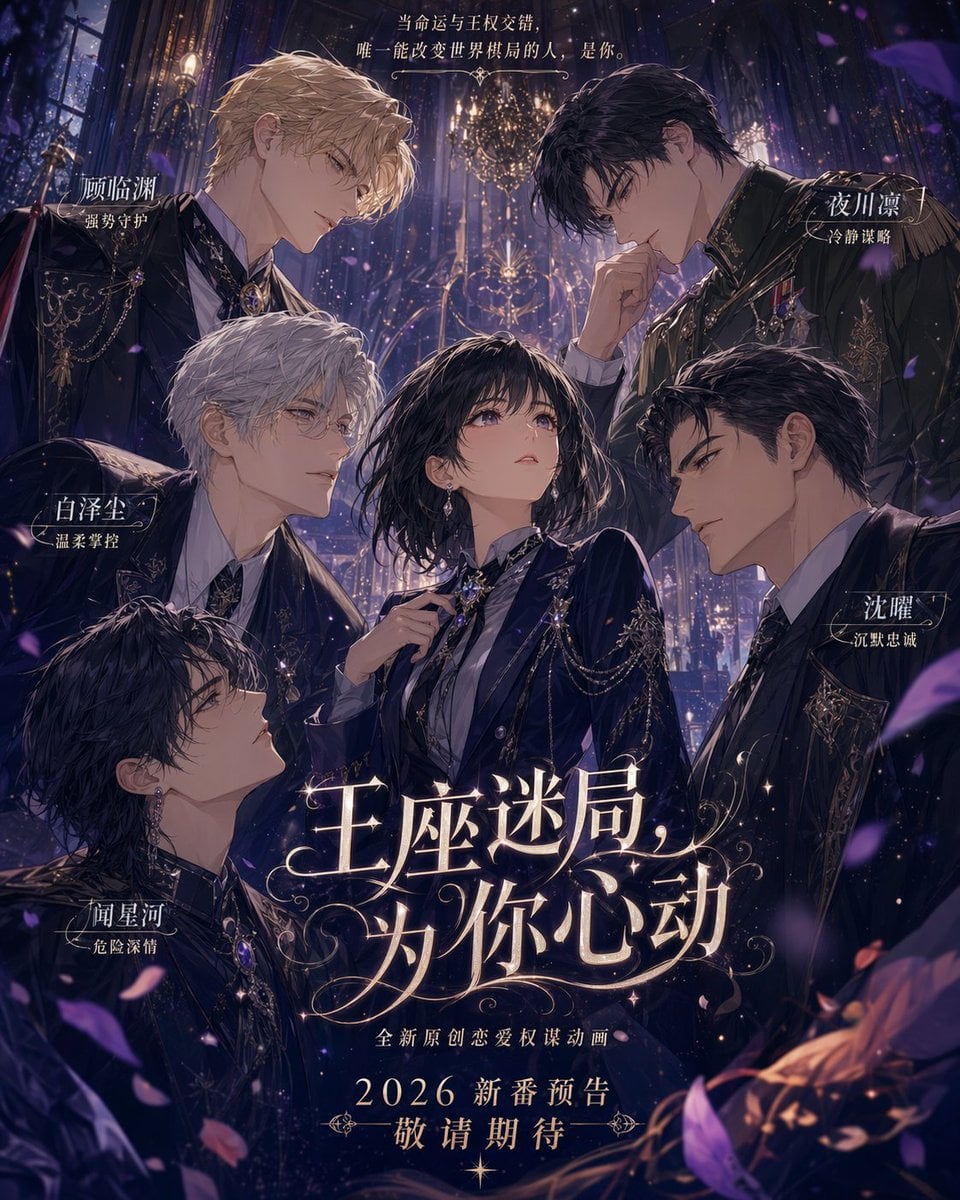 Otome Game Poster AI Art Template · Larus Canus