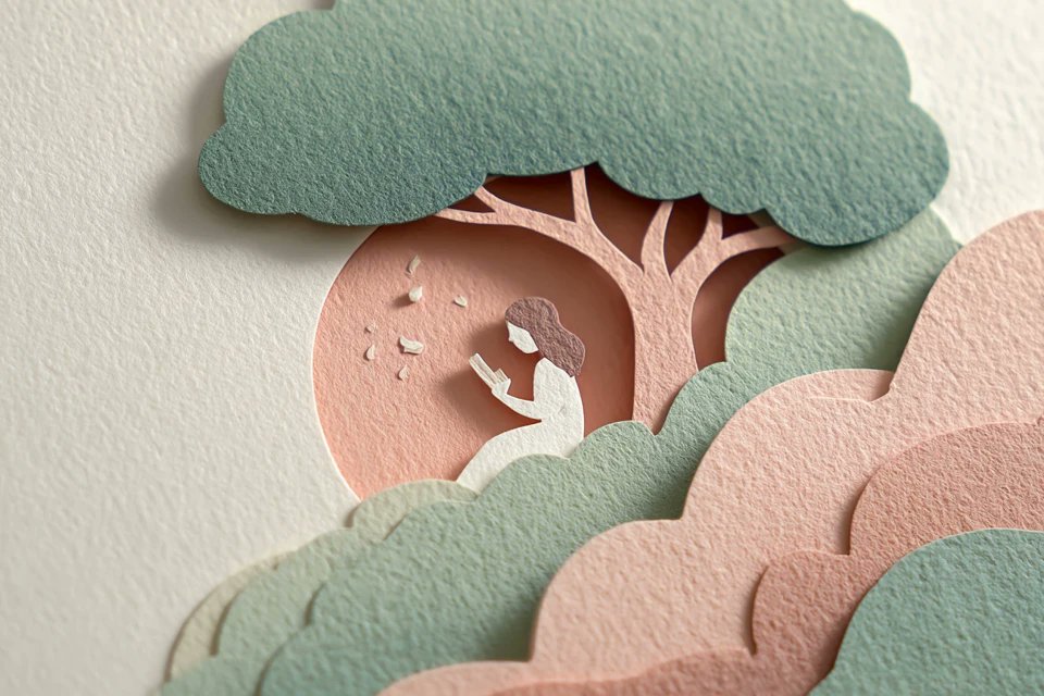 Paper Cut Illustration Template · Amira Zairi