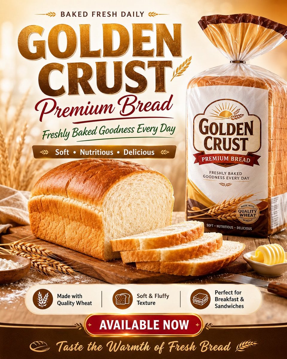 Premium Bread Flyer Design Template · Abkr Sadiq