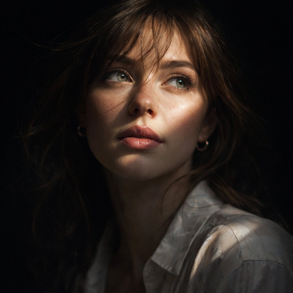 Realistic Cinematic Woman Portrait Template · simeon-sanai