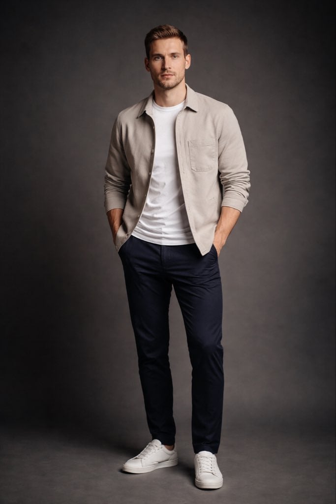 Realistic Man Studio Portrait Template · Jack