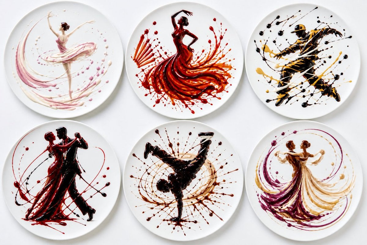 Sauce Dance Plates High Speed Photography · Gadgetify