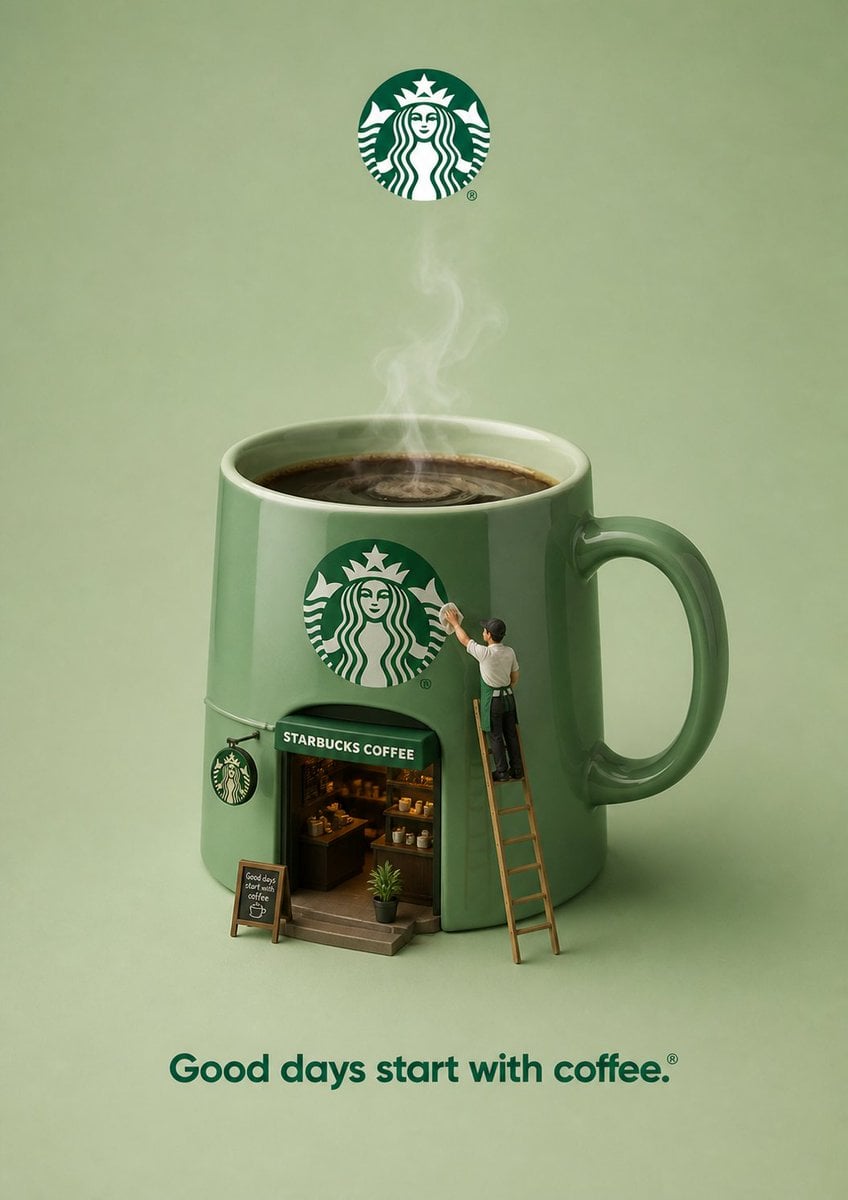 Surreal 3D Brand Advertisement Template · Rossy