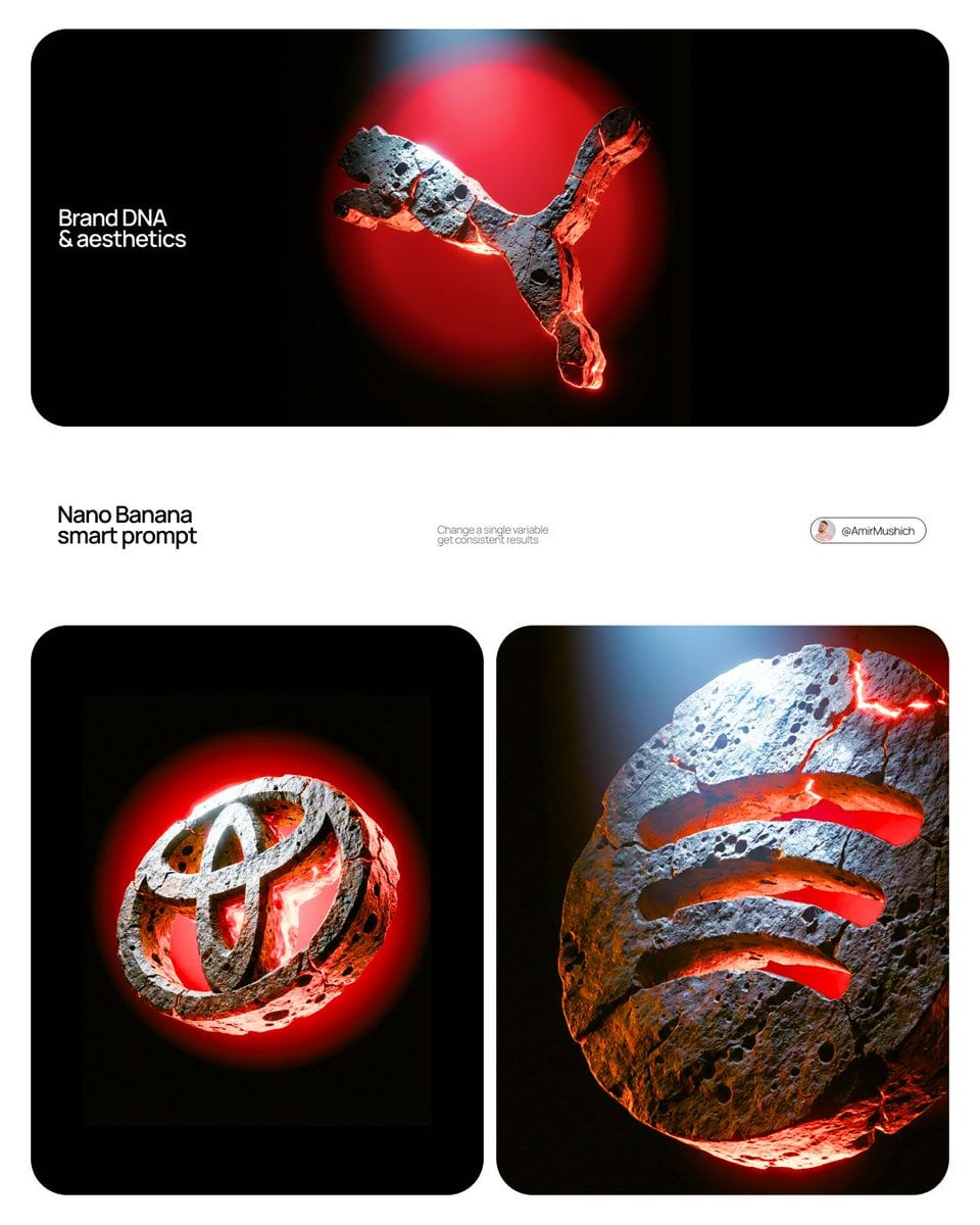 Volcanic Rock Brand Logo Art Study · AmirMušić